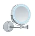 Power-Loc® LED Wandspiegel Lumi 5-fach Vergrößerung, Befestigen ohne bohren