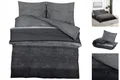 Bettwäsche-Set Dunkelgrau 220x240 Cm Baumwolle