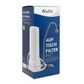 Alvito Auftischfilter Pro mit Edelstahlhahn für sauberes Wasser neben der Spüle