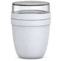 Mepal | Lunchpot mini Ellipse Limited Edition | Cool Grey | praktischer Müslibecher & Joghurtbecher | to go Becher | geeignet für Tiefkühler, Mikro