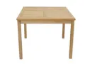 Antike Fundgrube Gartentisch Tisch Gartenmöbel quadratisch aus Teakholz 77x100x100 cm (6012)