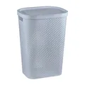Wäschekorb Wäschesammler Curver Wäschetonne Wäschebehälter Wäschetruhe grau 60 L
