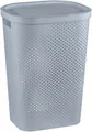 Curver Wäschebehälter Wäschekorb Wäschesammler Infinity 60L grau Korb