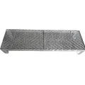 Stahltreppe Außentreppe Freistehend 1 Stufe Breite 100 cm Höhe 10-24 cm verzinkt - Silber