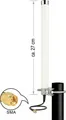Delock LTE Antenna Antenne 27 cm LTE/GSM/UMTS/WLAN 2,4 GHz/Bluetooth/ZigBee innen außen 6 dBi ungerichtet weiß (12433)