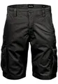 REPUBLIX Herren Cargoshorts Männer Kurze Bermuda Hose Regular Fit R7027 Schwarz W30