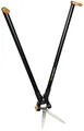 Fiskars Scherenstorch, Multifunktionale Hecken- und Rasenschere, Reichweite bis 2,5 m, Schwarz/Orange, PowerLever, GS53, 1001565