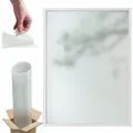 Tulup Fensterbild Sichtschutzfolie Fenster, Milchglasfolie selbstklebend, Fensterfolie, Glasdekorfolie Matt, Blickdicht Satinierte Folie, UV-Schutz 200 cm x 122 cm