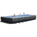 INTEX Rechteckpool "Ultra Quadra XTR", Rechteckig, BxLxH: 488x975x132 cm, dunkelgrau
