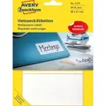 Avery Zweckform - Universaletikett 98 X 51 Mm (b X H) Nicht Wieder Ablösbar Papier Weiß 84 Etik./pack.