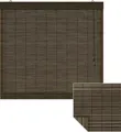 Rollo Bambus Raffrollo 40x130cm dunkelbraun VICTORIA M