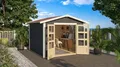Karibu Gartenhaus ""Tarmstedt 6" terragrau", aus hochwertiger nordischer Fichte terragrau ohne Fußboden