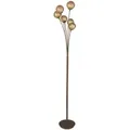 Paul Neuhaus Stehleuchte Greta, Rost, Metall, 34x184x34 cm, Kippschalter, Lampen & Leuchten, Innenbeleuchtung, Stehlampen, Stehlampen
