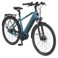 PROPHETE GENIESSER 5.0 Herren City E-Bike 28" | AEG ComfortDrive II Mittelmotor 70 Nm, 600 Wh Akku bis 170 km, Riemenantrieb - Blau