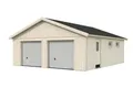 Doppelgarage Palmako Andre 44,7 m² mit Sektionaltor 665 x 739 cm natur