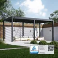 Classic Pavillon Terrassenüberdachung Aluminium 3 x 5,3 M anthrazit