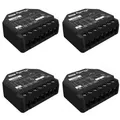 Shelly Plus 2PM Gen3, Dual WLAN + Bluetooth Schaltaktor mit Messfunktion, 4er Pack