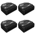 Shelly Plus 2PM Gen3, Dual WLAN + Bluetooth Schaltaktor mit Messfunktion, 4er Pack