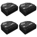 Shelly Plus 2PM Gen3, Dual WLAN + Bluetooth Schaltaktor mit Messfunktion, 4er