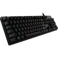 Logitech Gaming G512 - Tastatur - Hintergrundbeleuchtung - USB - AZERTY - Französisch - Tastenschalter: GX Brown Tactile - Kohle - Schwarz