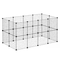 EUGAD DIY Freigehege Laufgitter Hasen Meerschweinchen Kaninchen Metallgitter