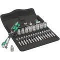 Wera 8100 SA 6 Zyklop Speed Knarrensatz 1/4"-Antrieb metrisch 28-tlg.