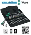 Wera 05004016001 Steckschlüsselsatz 8100 SA 6 28-teilig 1/4" 5-13 mm 6-Kant