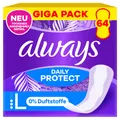 always Slipeinlage Daily Protect Long ohne Duft Gigapack 64