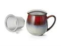 ChaCult Tasse Saara rot mit Deckel und Edelstahlfilter 0,35 L, 1-tlg., 3 tlg.