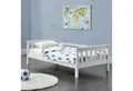 en.casa Kinderbett, »Nuuk« mit Stauraum 80x160 cm Kiefernholz Weiß