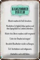 Femer GmbH Metallschild Spruch 20x30cm Badezimmer Regeln Hände waschen, (1 St), gewölbte Oberfläche, abgerundete Ecken, umgeschlagene Kanten