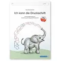 Ich kann die Druckschrift