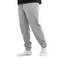 Snocks Jogginghose Herren – Bequeme Sporthose mit Reißverschlusstaschen & kuscheligem Innenfutter – Stylische Laufhose aus 100 % Bio-Baumwolle – Ideal für Freizeit, Training & Alltag L Grau
