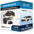 ECS E-Satz 13polig fahrzeugspezifisch passend für DS DS 3 Cabrio NEU