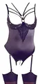 Abierta Fina Body Body Schwarz 75B/S
