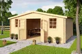 Gartenhaus Blockhaus  Satteldach 28 mm Wels 5 530x420 cm Lasita