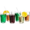 Trinkgläser 6er Set, 300ml, Gastro, Gläserset Für Den Haushalt, Spülmaschinenfest, Cocktailgläser, Transparent - Relaxdays