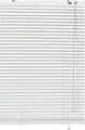 Gardinia Jalousie "Aluminium-Jalousie zum Klemmen" Gr. 11, weiß, 130cm, einseitig verschiebbar, 90cm