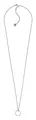 KONPLOTT lange Halskette ca. 76 cm Daily Glam 20mm hellrot Sapphire antik Silber