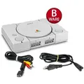 Playstation 1 - PS1 - Psx Konsole Fat in Grau (B-Ware) #10S + Ladekabel + 3-Chinch Kabel