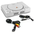 Playstation 1 - PS1 - Psx Konsole Fat in Grau+ 3 Cinch Kabel + Netzkabel
