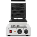 Waffeleisen Am Stiel, 4 Waffeln Gleichzeitig, 80 Stück Pro Stunde, Regelbar 0°-300°c, Teflonbeschichtet, Waffel Gusseisen Mit Edelstahlgehäuse, Waffle Maker 1800 Watt, Timerfunktion, Kaltgriff - Vertes