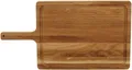 Hofmeister Schneidebrett Eiche Holz Küchenbrett Servierbrett Griff Saftrille