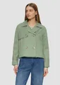 s.Oliver Funktionsjacke Outdoor-Jacke Cabanjacke mit Raglanärmeln und Streifenfutter