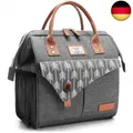 Lekesky Lunchtasche Isolierte Kühltasche für Frauen Auslaufsichere weit g