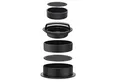HAC24 Burgerpresse 3-in-1 Frikadellen- & Hamburger-Presse (1 St), Kunststoff, Ø 6,5 - 12 cm