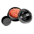 3in1 Burgerpresse | Hamburgerpresse Schwarz |  Hamburgerformer Pattypresse