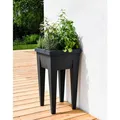 Hochbeet quadratisch 38xH68x38cm Kräuterbeet Treibhaus Pflanzkasten Pflanzenbeet Pflanzenkübel Gemüse Blumenkasten Garten Gemüsebeet Blumentopf