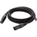 XLR Microfon Kabel schwarz, 3 Meter