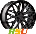 Carmani 26 Max black 7.5x19" ET45 LK5 108 ML 72.6 Alufelgen 19 Zoll